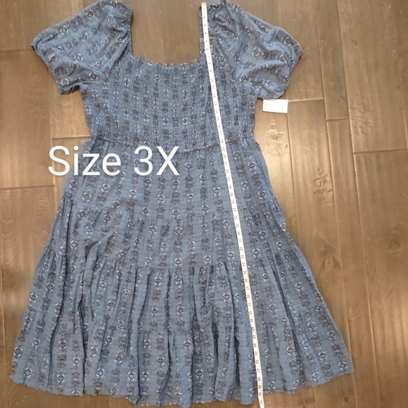 Sonoma Smocked Tiered Floral Print Midi Dress - Picture 14 of 14